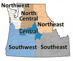 production zone map