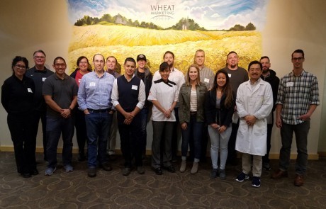 Lin Carson and Gary Hou with Science of Commercial Bread Baking class